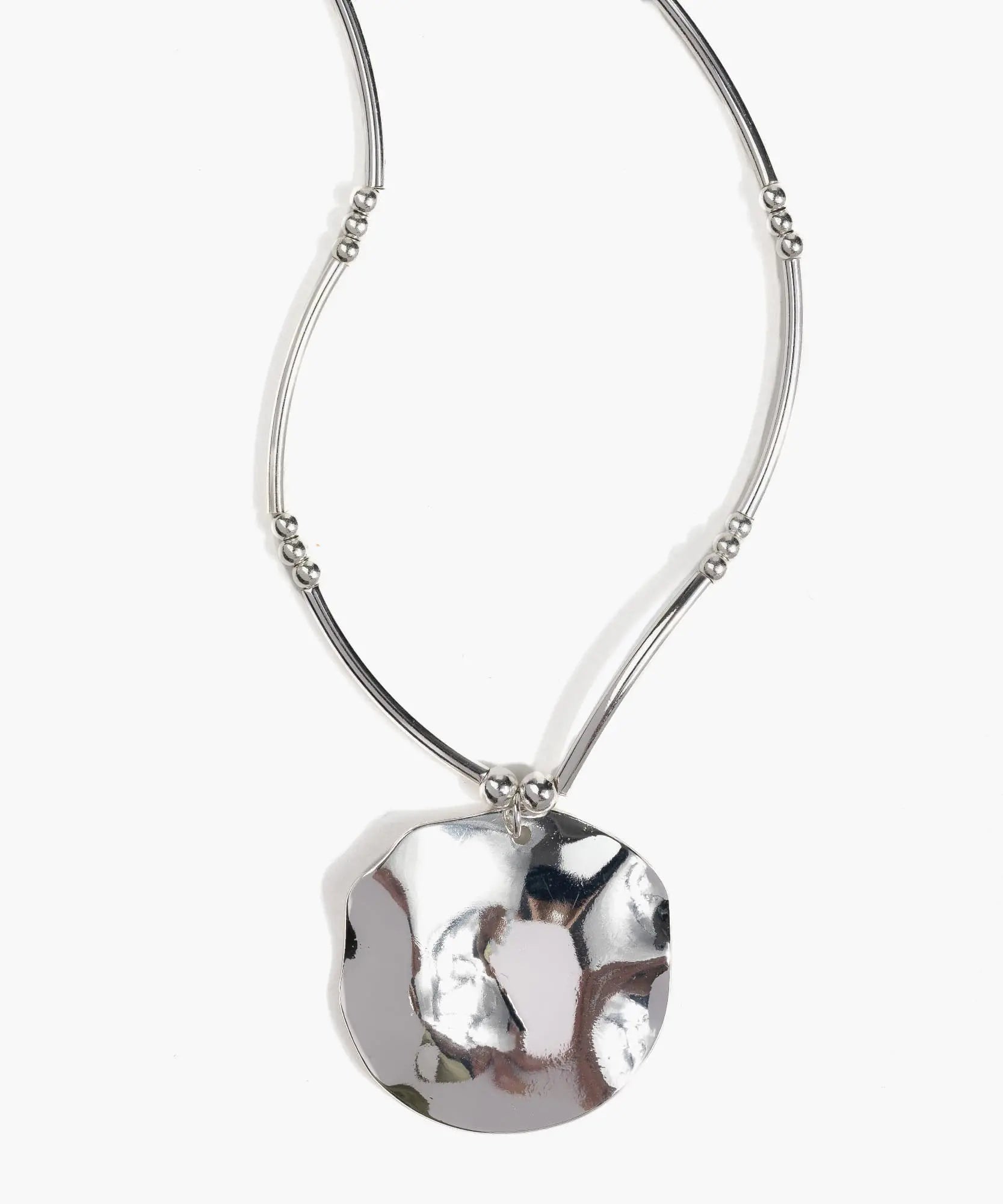 Collar Charm Moneda Irregular