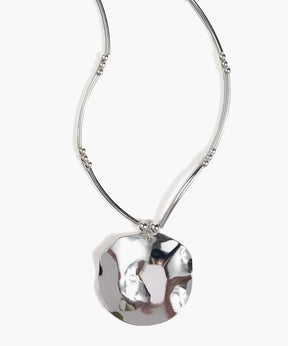 Collar Charm Moneda Irregular