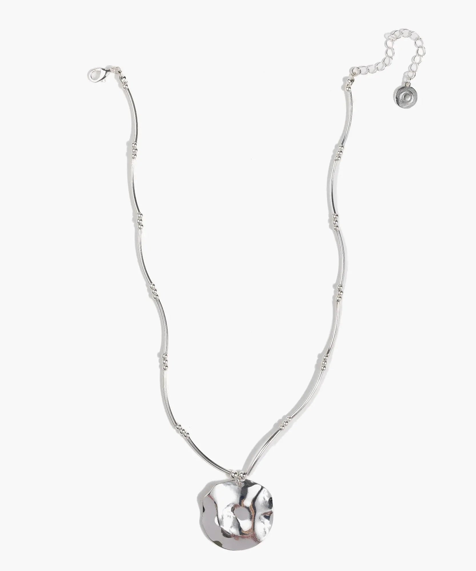 Collar Charm Moneda Irregular