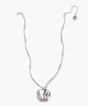Collar Charm Moneda Irregular