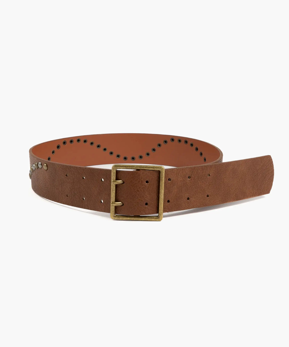 Cinturón Tachas Zigzag