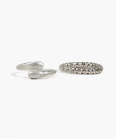 Set Anillos Textura Boho
