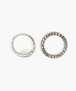 Set Anillos Textura Boho