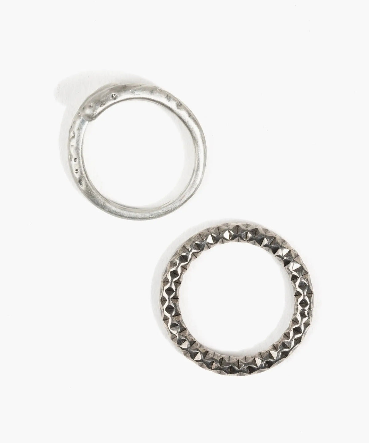 Set Anillos Textura Boho