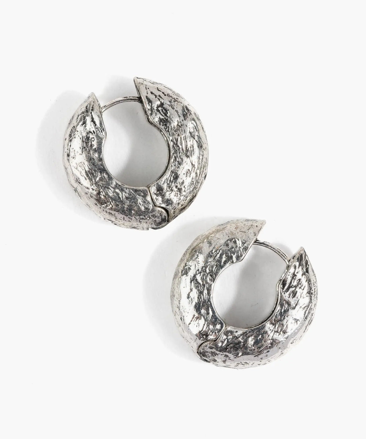 Aros Argollas Gruesas Machacadas