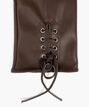Guantes Con Cordón
