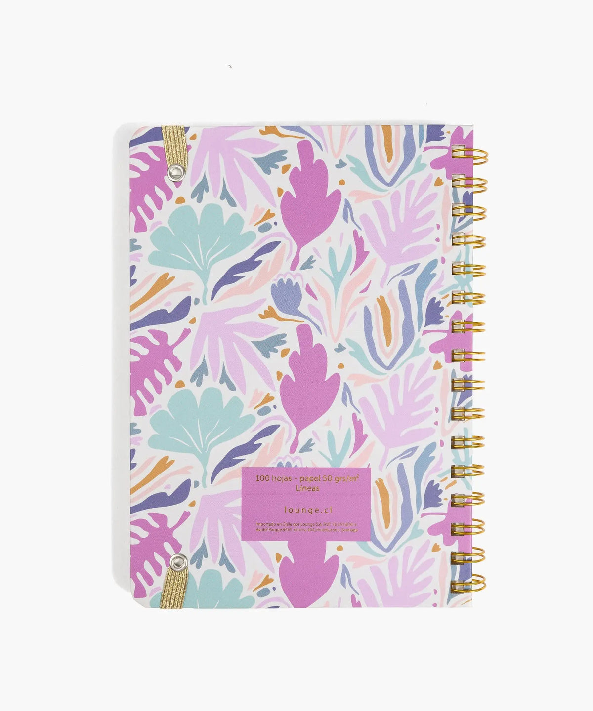 Cuaderno Mediano Flores