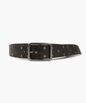 Cinturón Tachas Hebilla Cuadrada