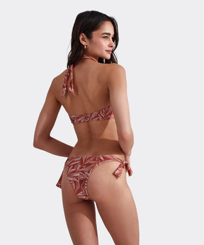 Bikini Strapless Hojas Paradiso