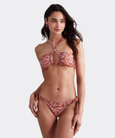 Bikini Strapless Hojas Paradiso