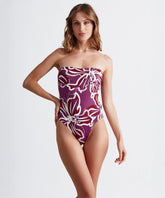 Traje De Baño Strapless Floral Paradiso