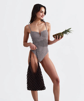Traje De Baño Cuadros Paradiso