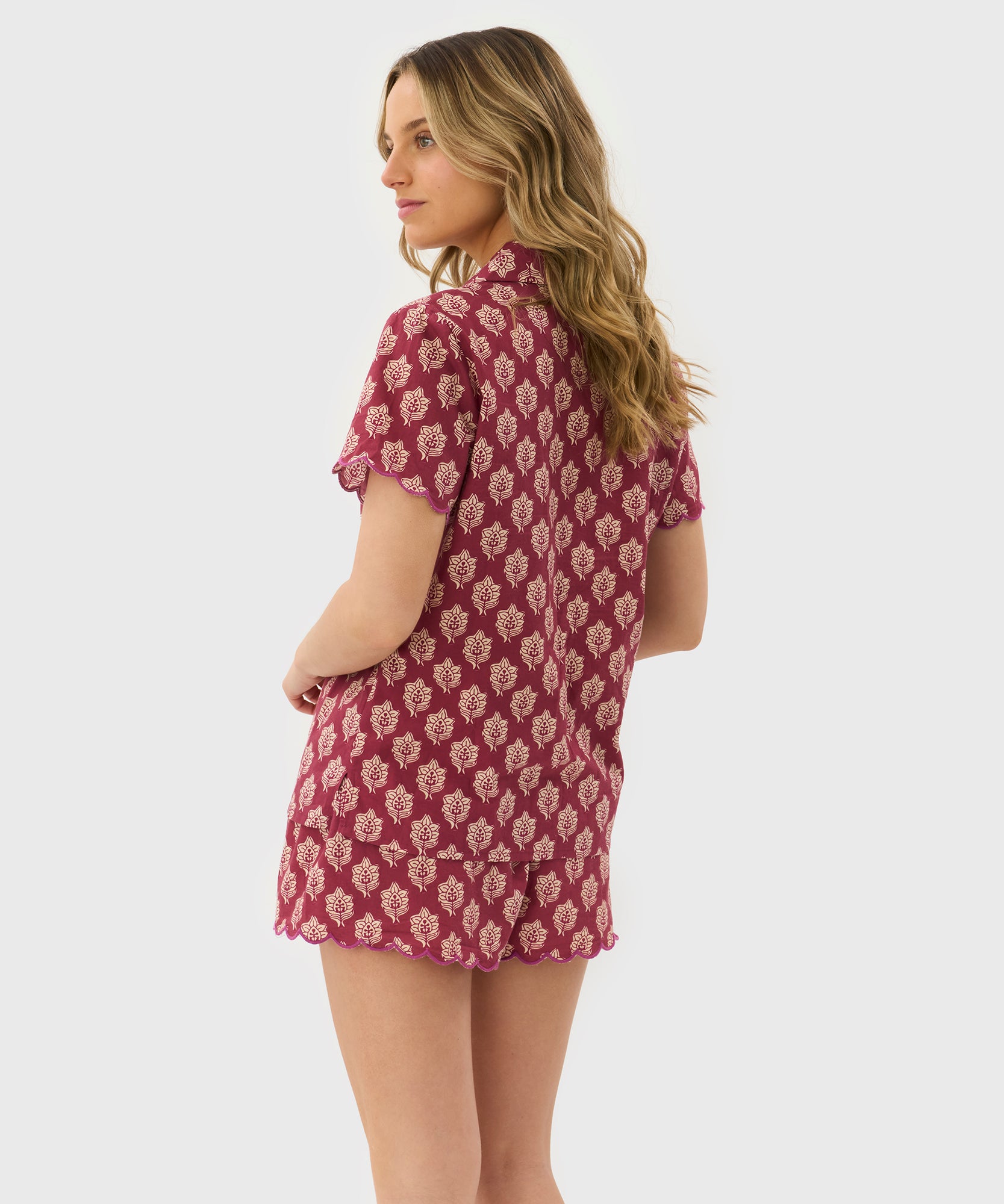 Pijama Camisero Boho Algodón