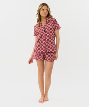 Pijama Camisero Boho Algodón