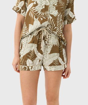 Pijama Camisero Jungla Satinado