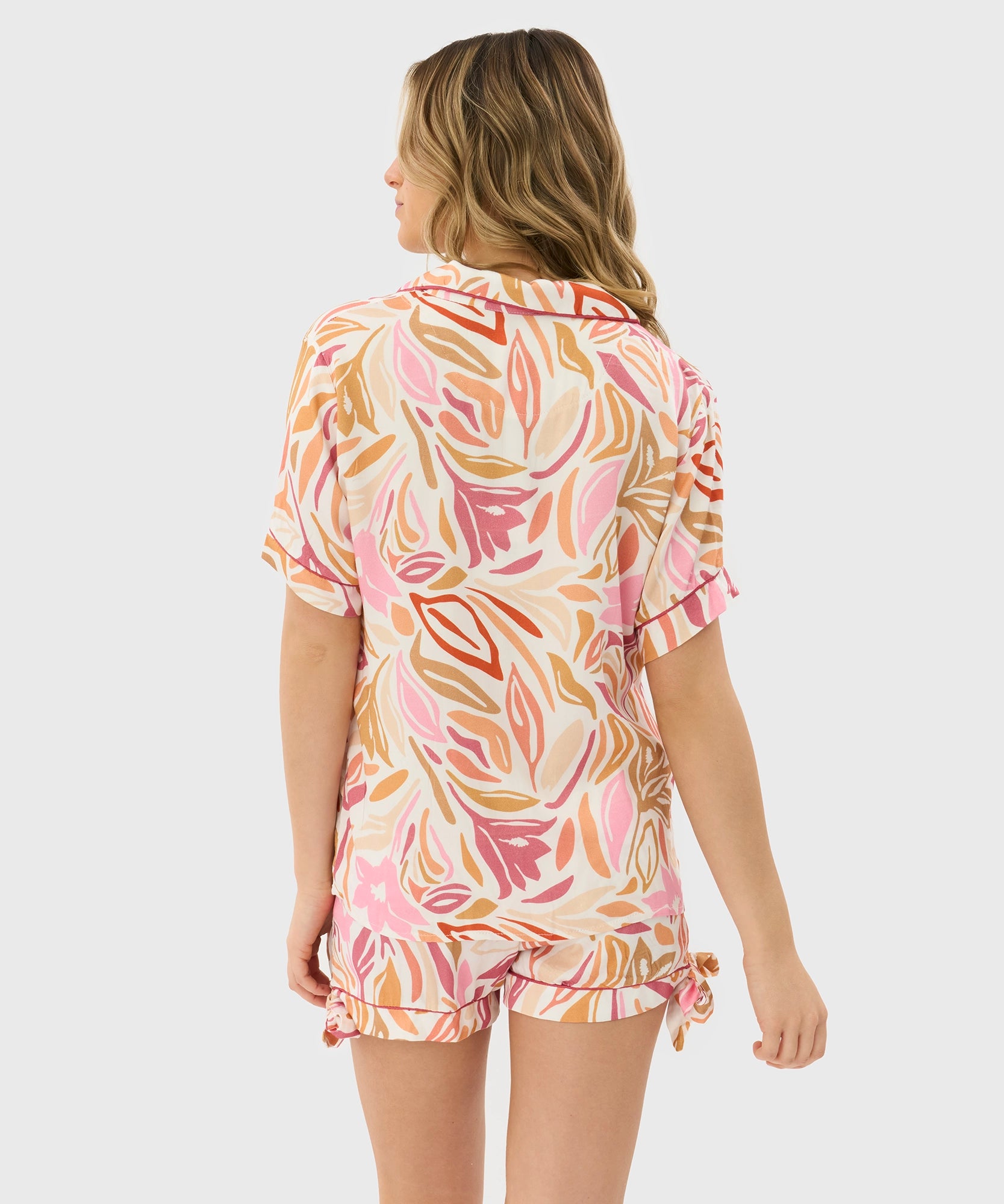 Pijama Camisero Floral