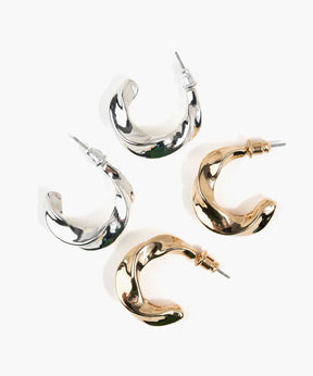 Aros Argollas Pequeñas Irregulares