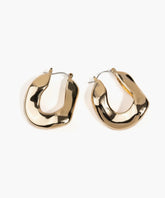 Aros Argollas Cuadradas Irregulares