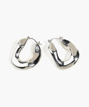Aros Argollas Cuadradas Irregulares