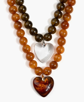 Collar Borlas Corazón