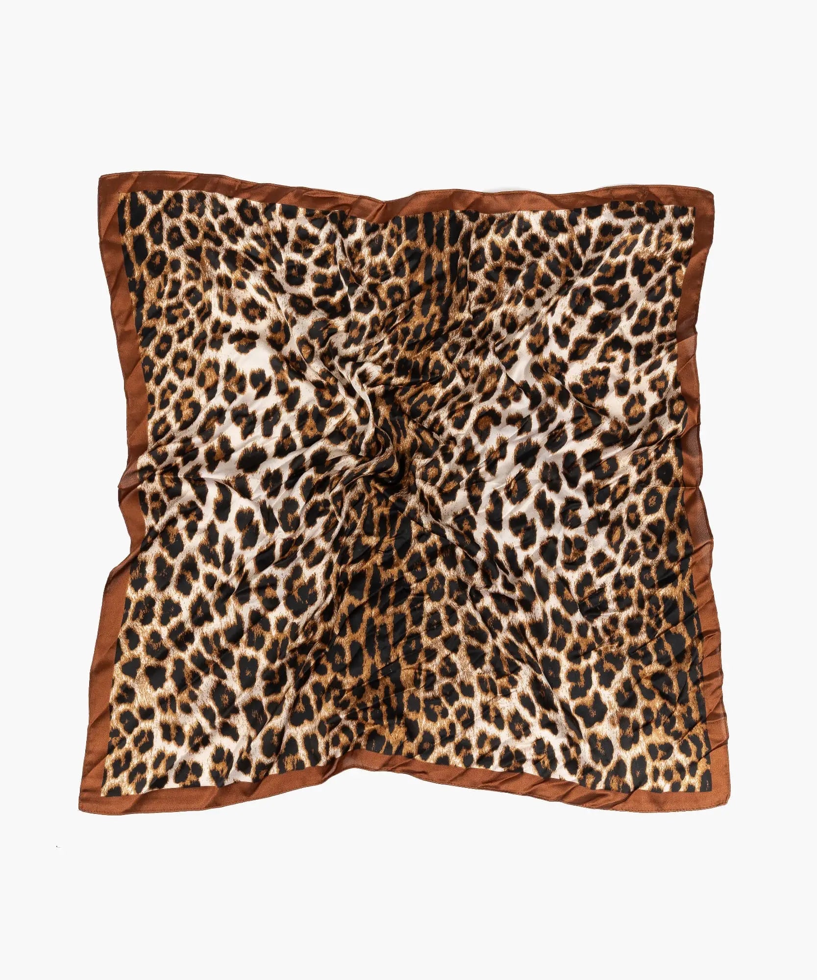 Set Pañuelo Y Aros Diseño Animal Print
