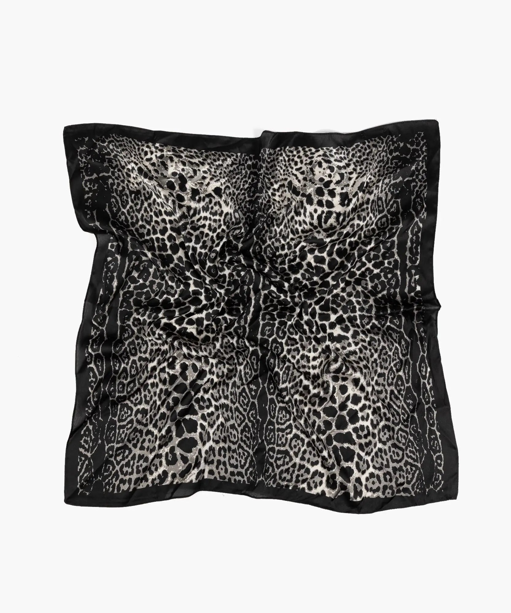 Set Pañuelo Y Aros Diseño Animal Print