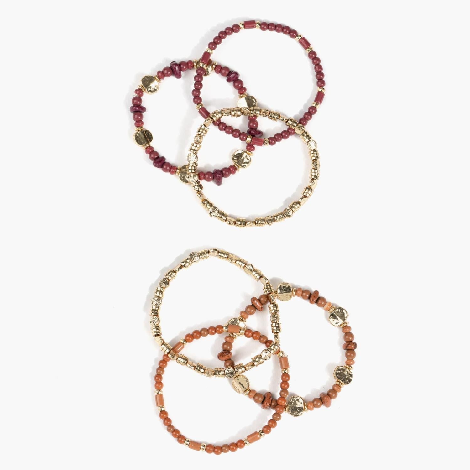 Set Pulseras Mostacillas