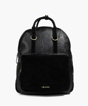 Mochila Notebook Detalles Efecto Gamuza