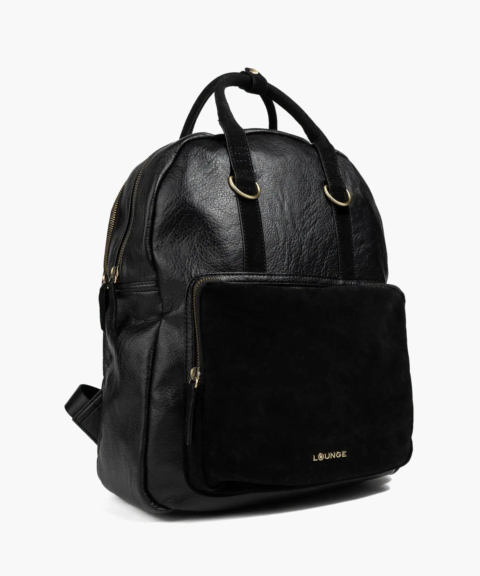 Mochila Notebook Detalles Efecto Gamuza