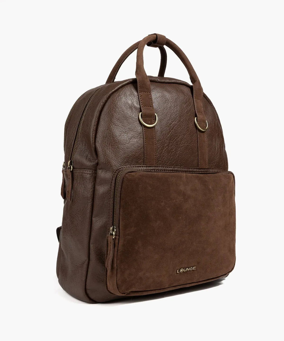 Mochila Notebook Detalles Efecto Gamuza