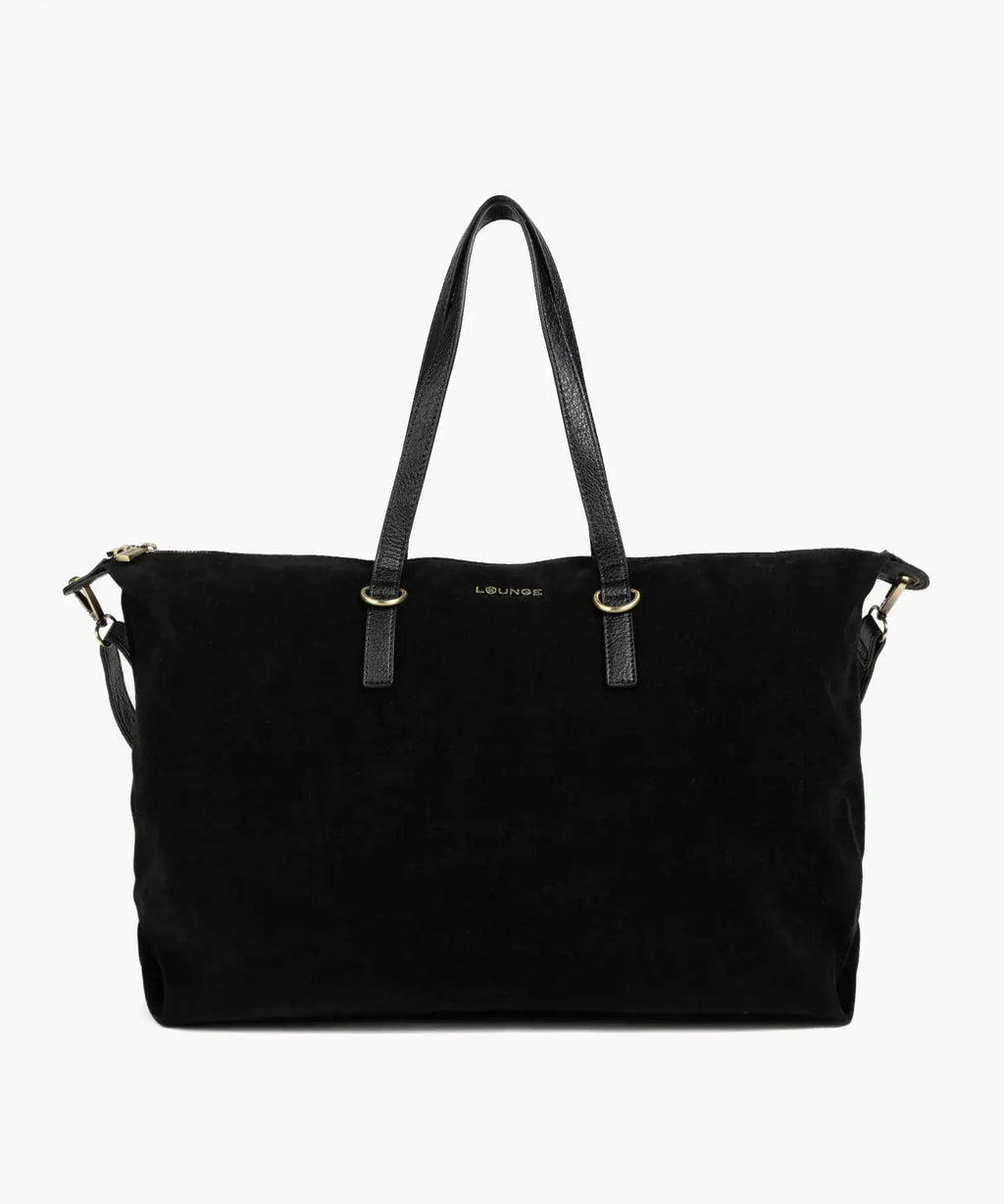 Cartera Tote Efecto Gamuza
