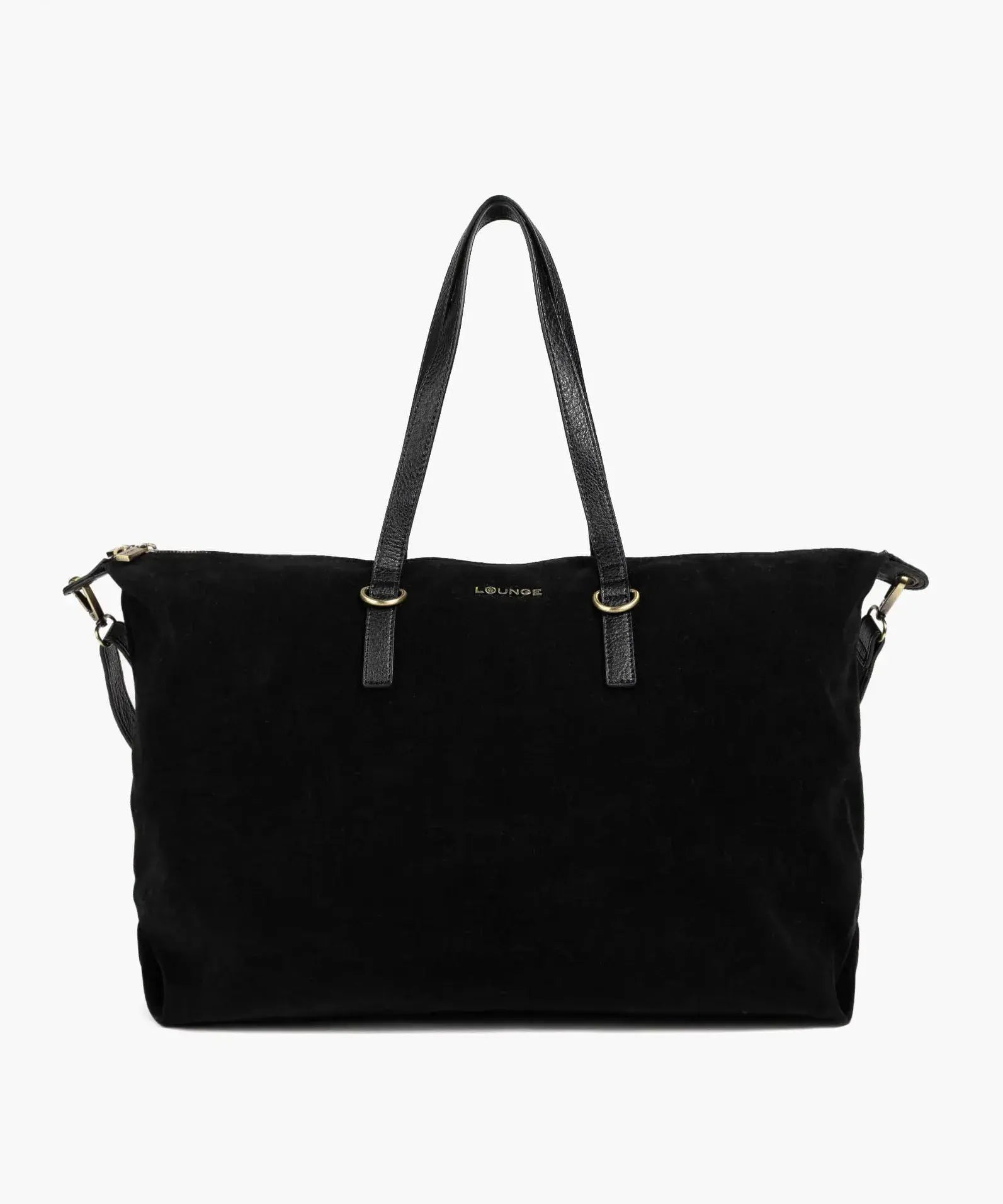 Cartera Tote Efecto Gamuza