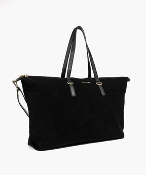 Cartera Tote Efecto Gamuza