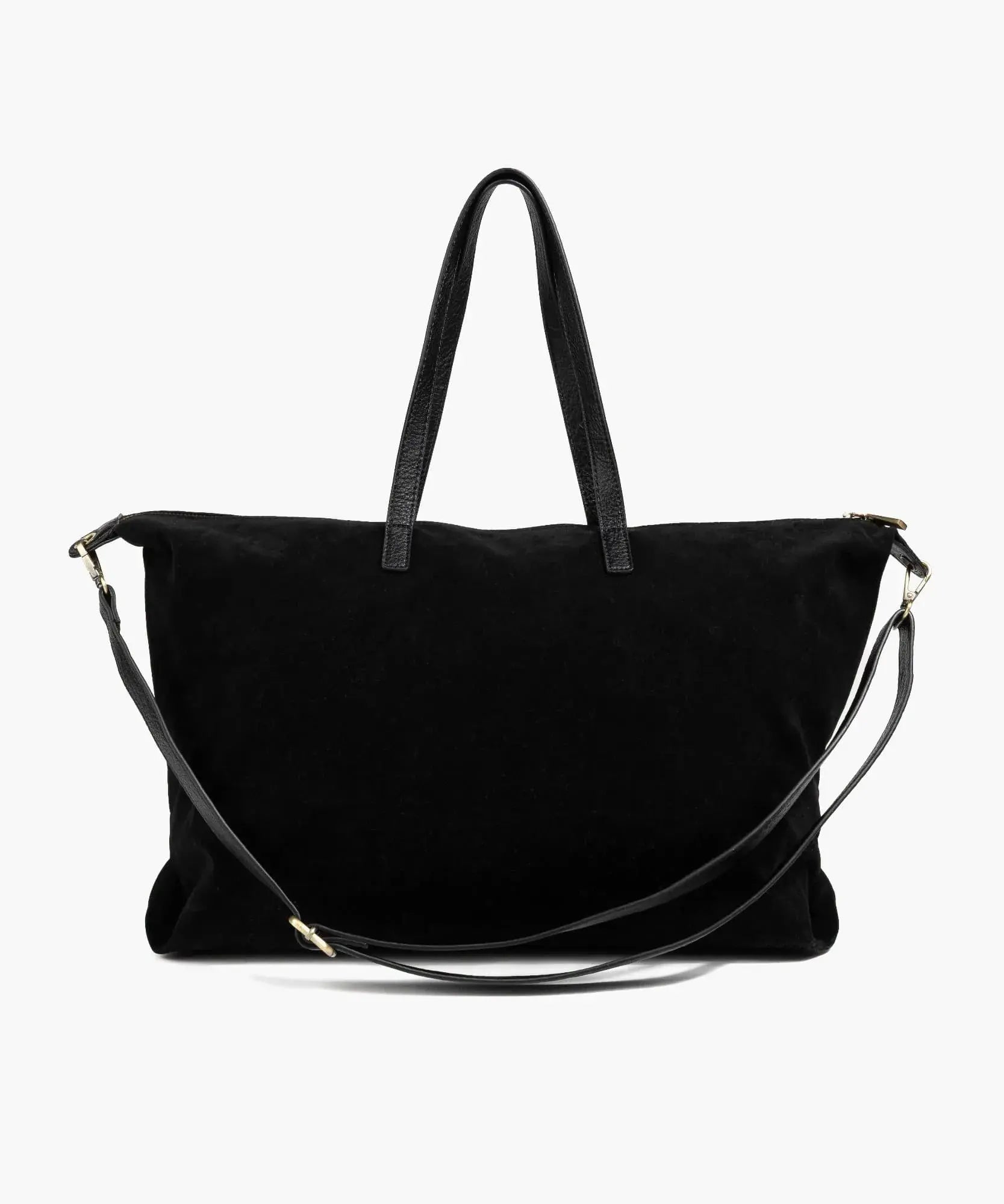Cartera Tote Efecto Gamuza