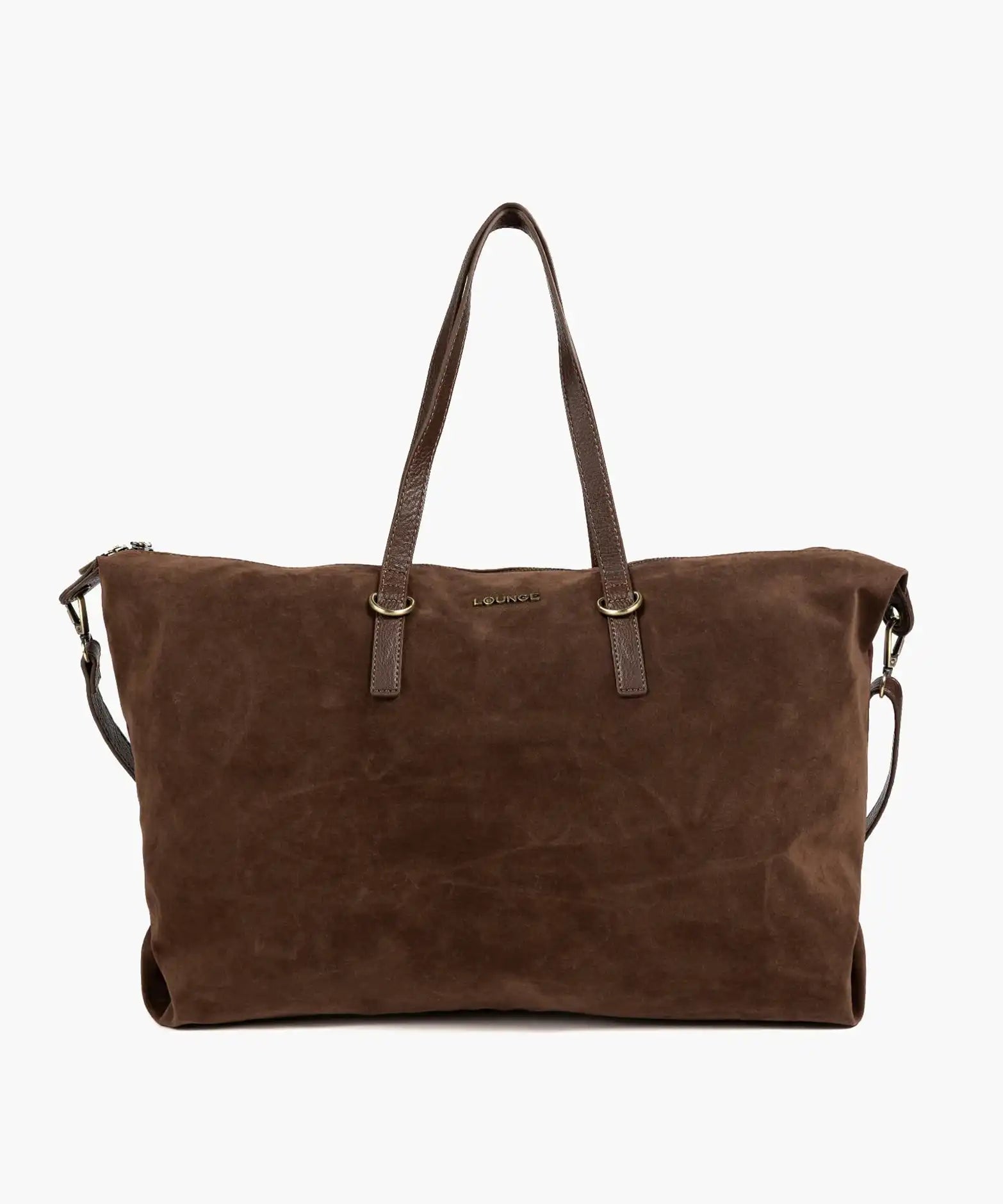 Cartera Tote Efecto Gamuza