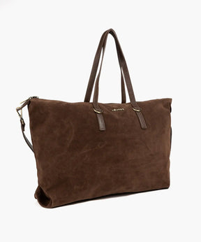 Cartera Tote Efecto Gamuza