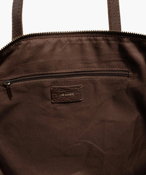 Cartera Tote Efecto Gamuza