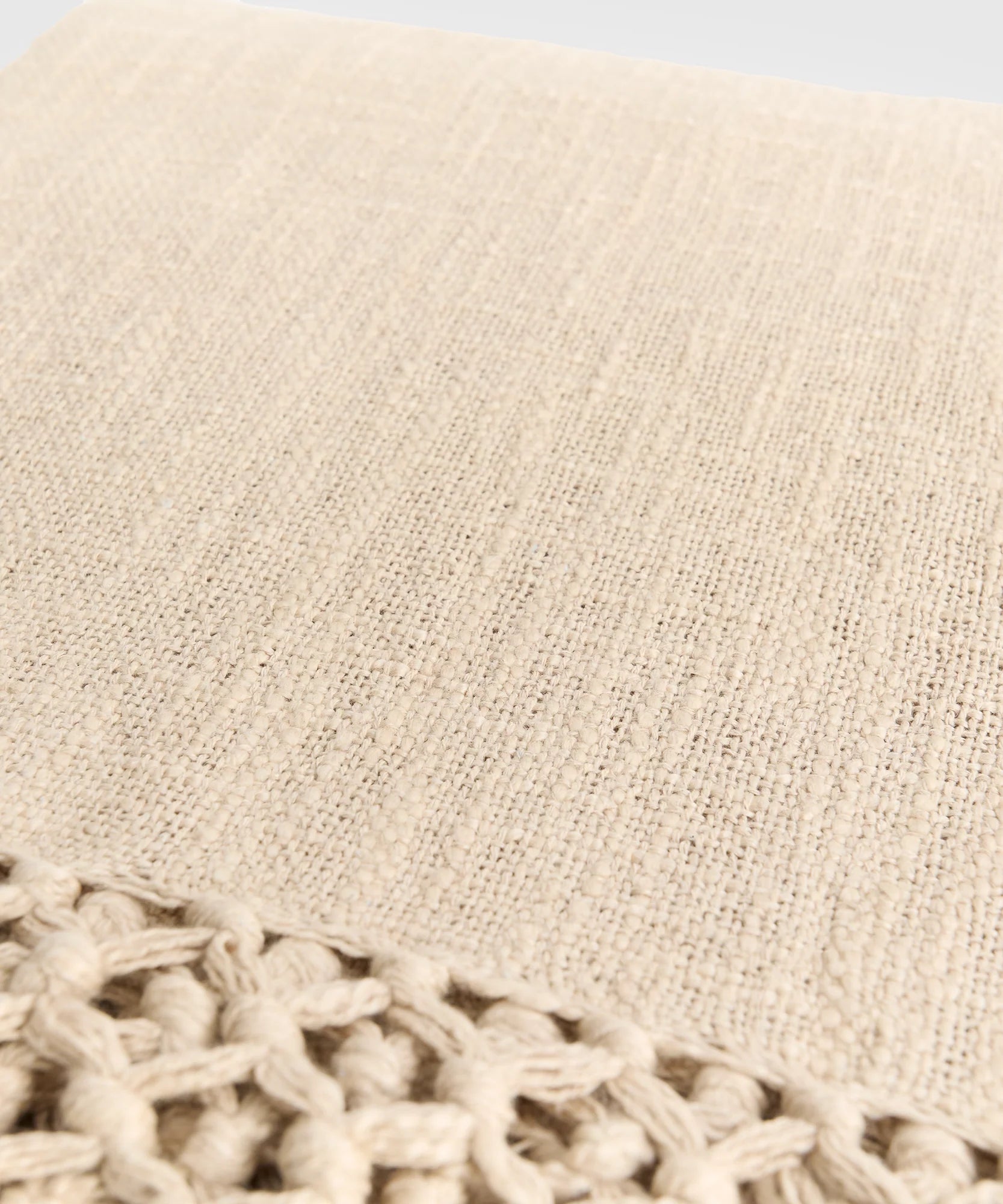 Manta Bordes Tejidos