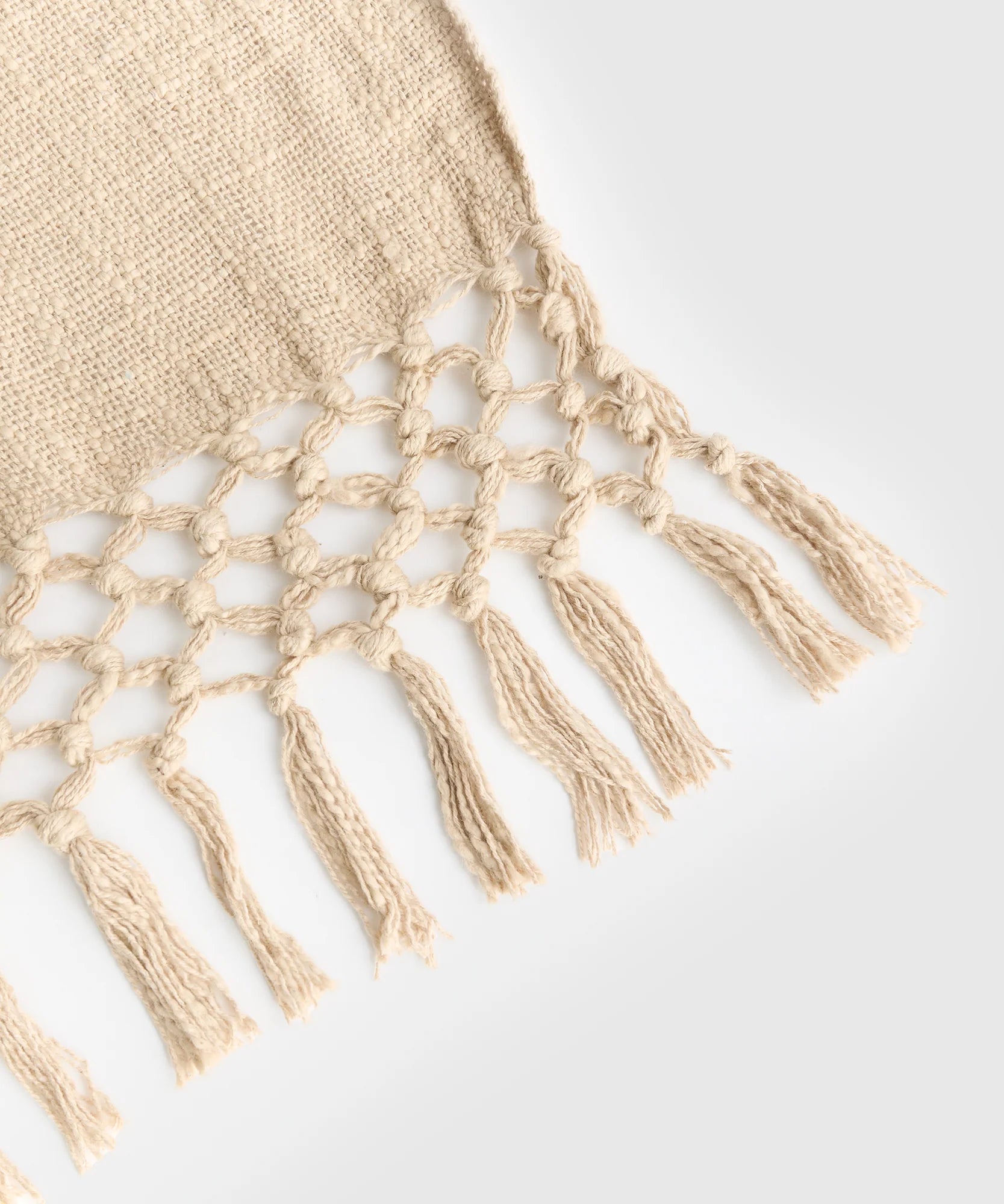 Manta Bordes Tejidos