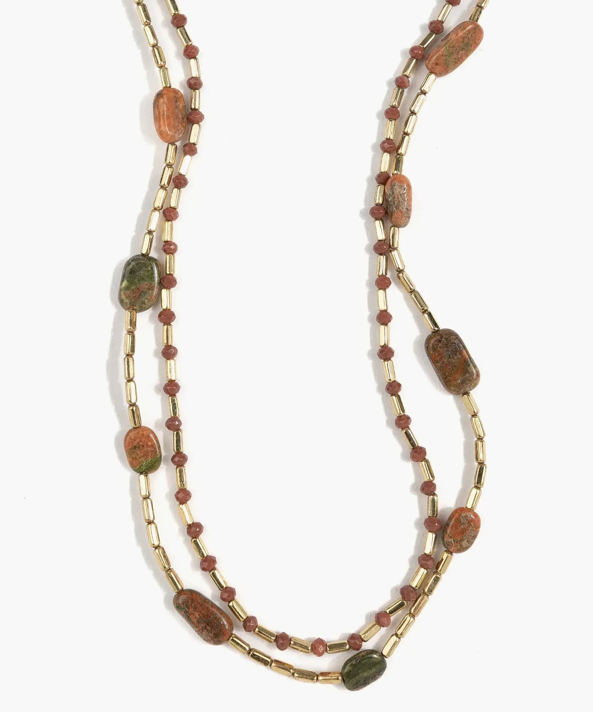 Collar Mostacillas Doble