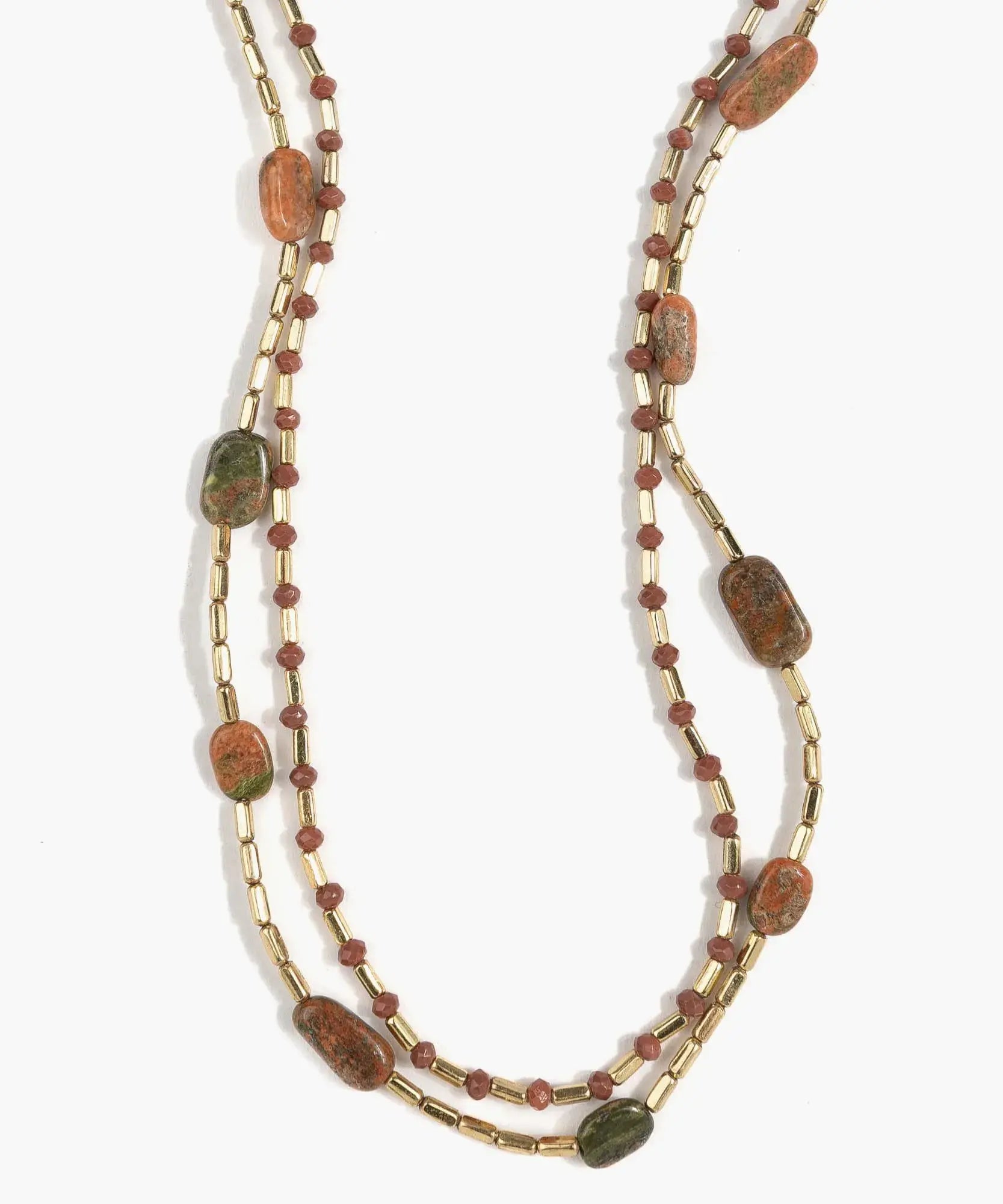 Collar Mostacillas Doble