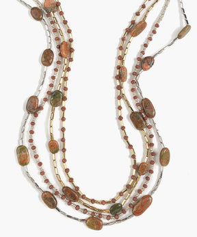 Collar Mostacillas Doble