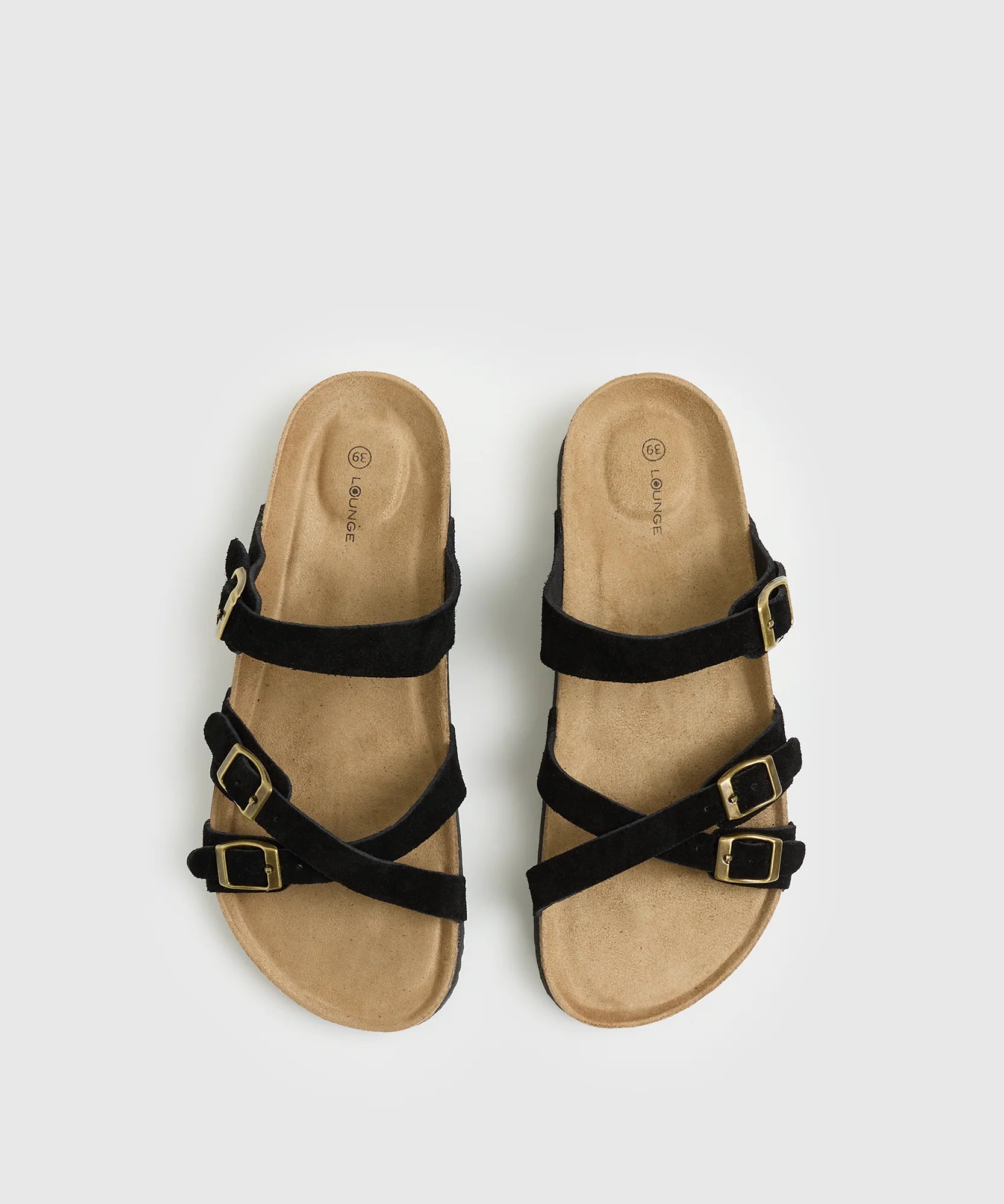 Sandalias Cruzadas Suede
