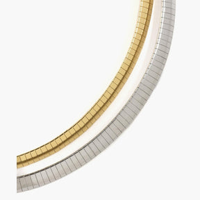 Collar Acero Inoxidable Choker Textura