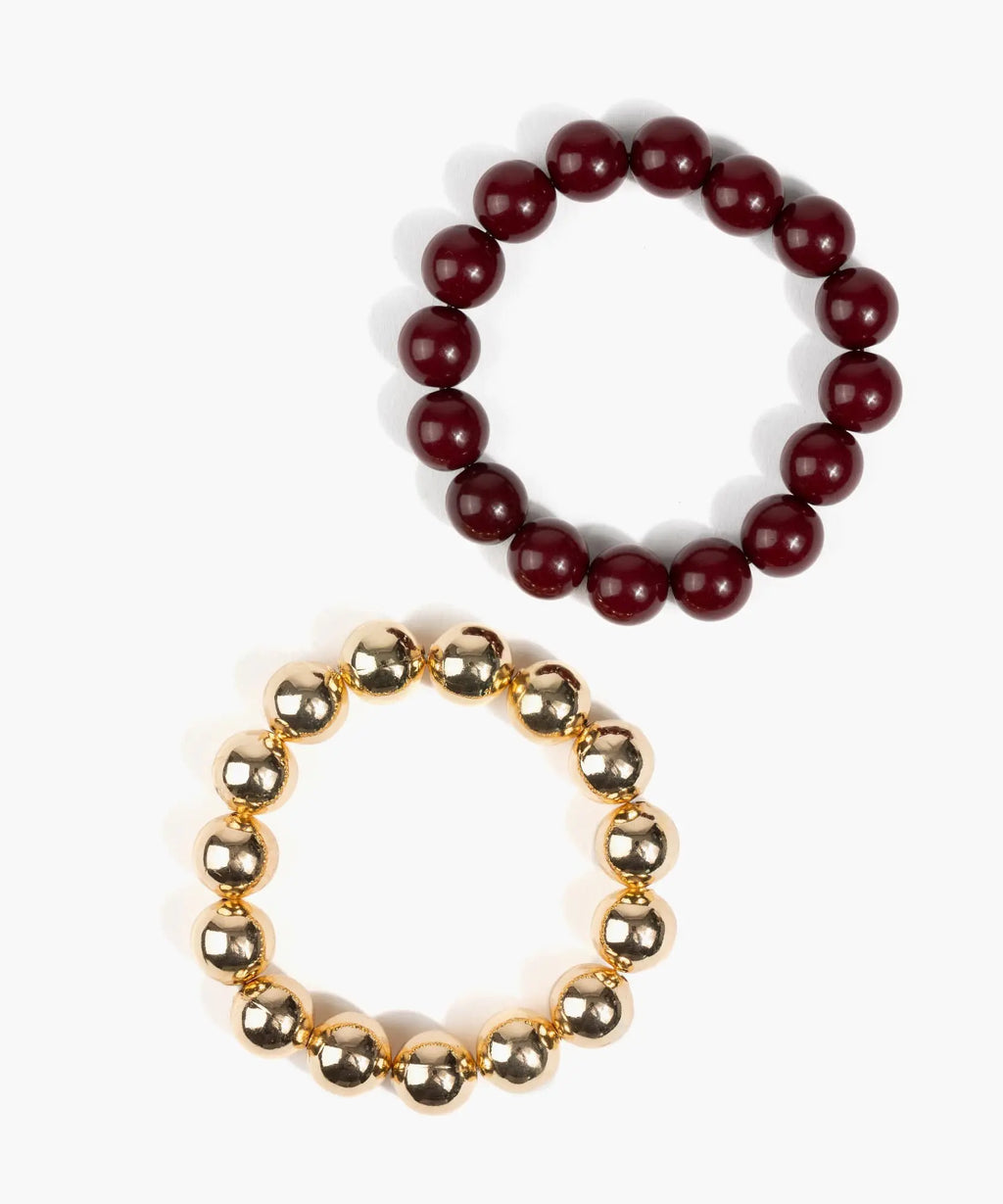 Set Pulseras Borlas