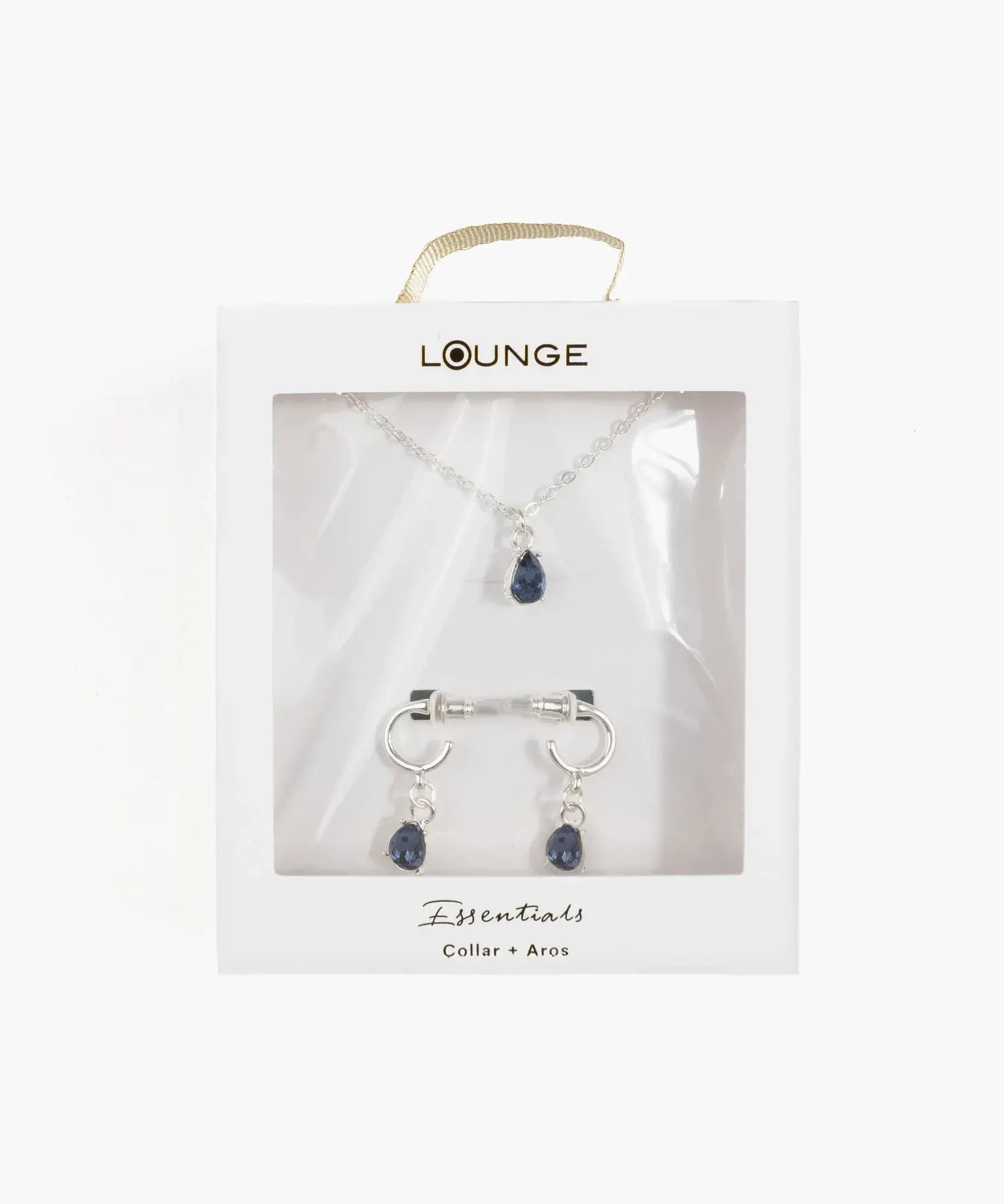 Set Collar Y Aros Piedra