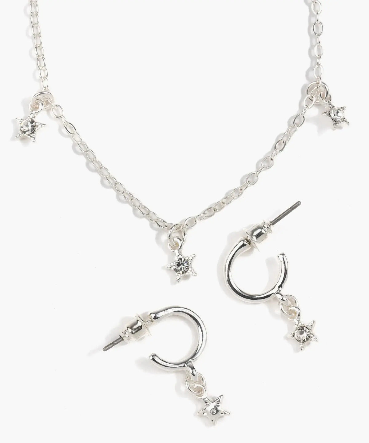 Set Pulsera Y Aros Estrellas