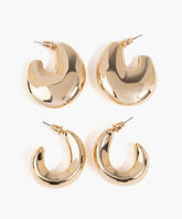 Set Aros Argollas Gruesas Street