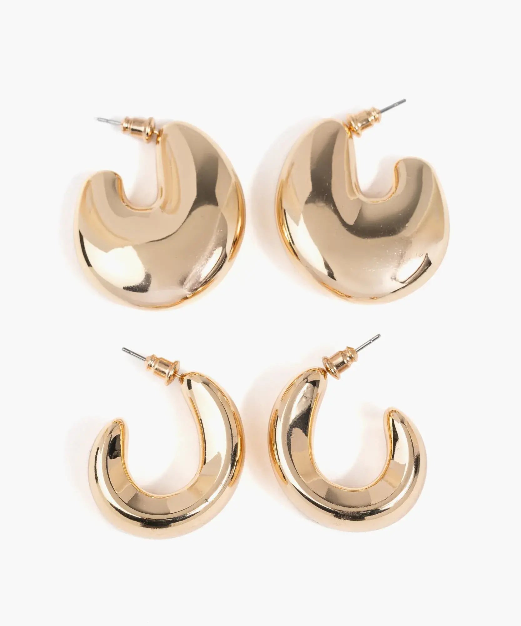 Set Aros Argollas Gruesas Street