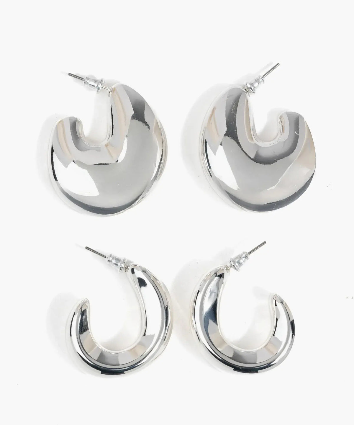 Set Aros Argollas Gruesas Street